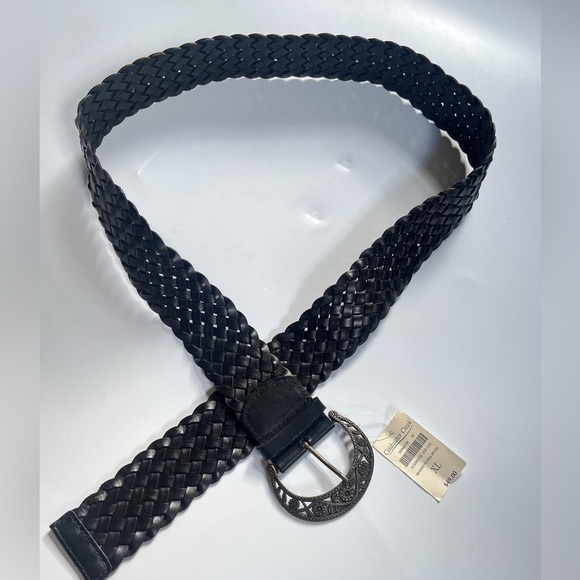 NWT COLDWATER CREEK BRASS BUCKLE BOHO BELT - Picture 3 of 7